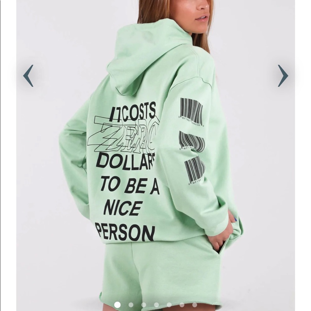 Mayfair it costs 0 dollars to be a nice person hoodie